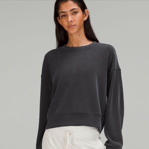 lululemon athletica Black Crew Neck Sweater